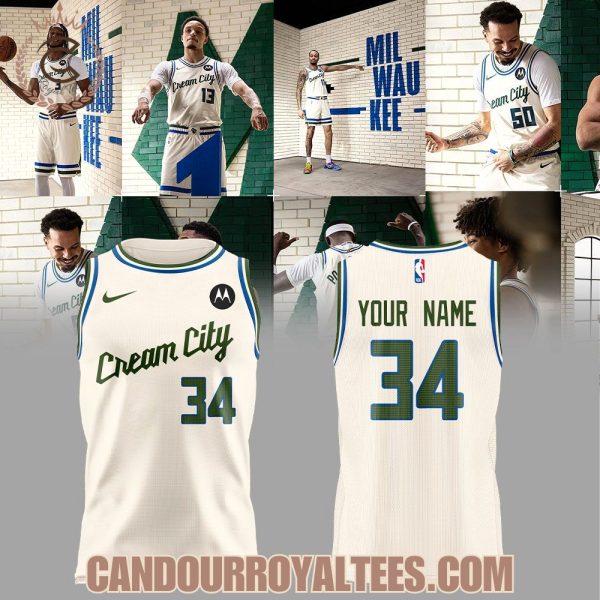 Milwaukee Bucks Cream City 2025 Jersey