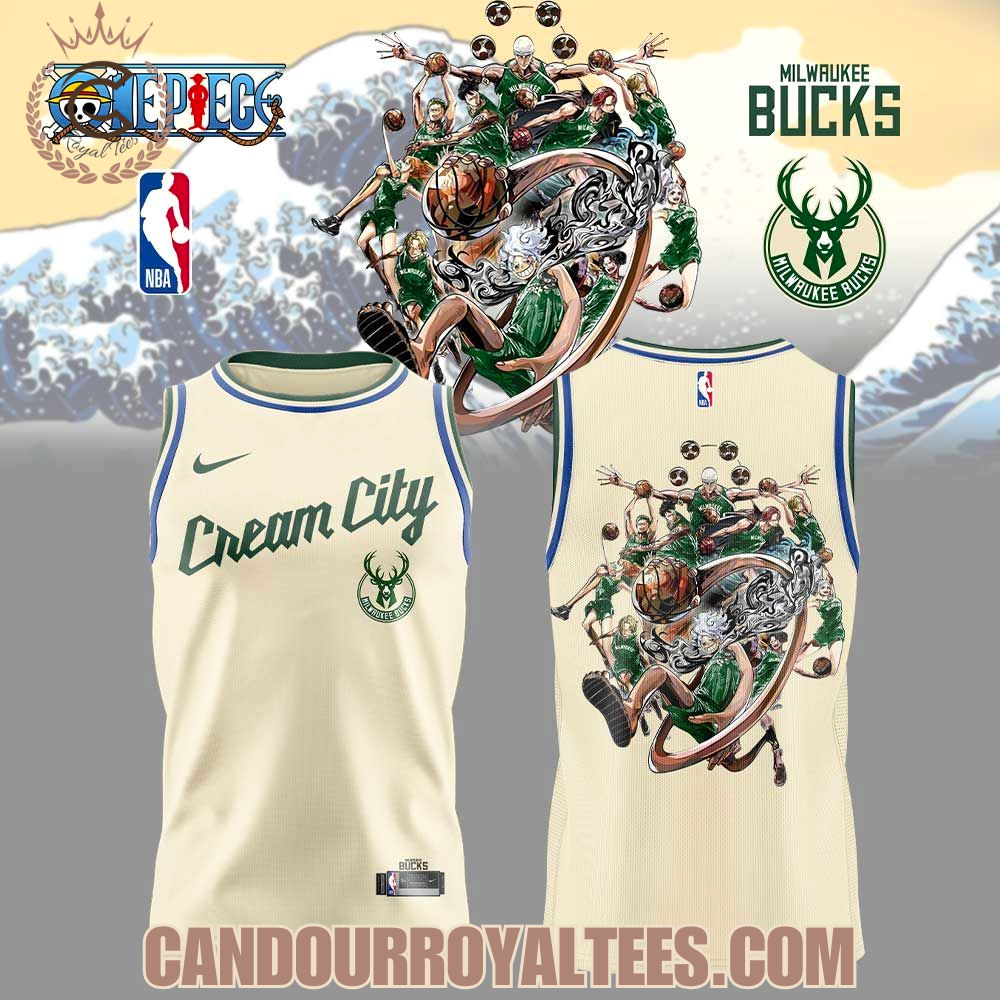 Milwaukee Bucks x One Piece Jersey Milwaukee Bucks x One Piece Jersey