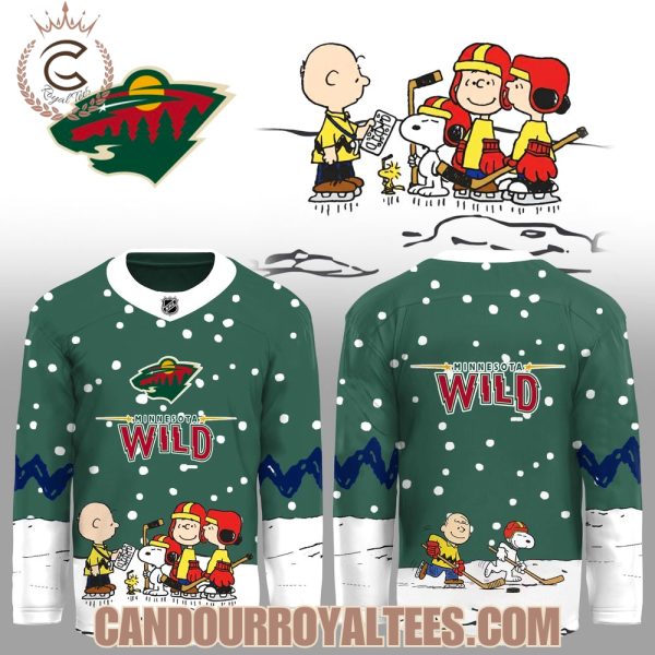 Minnesota Wild x Snoopy 2025 Jersey