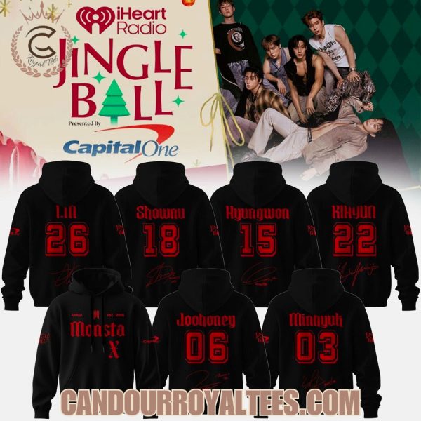 Monsta X Official Team Jingle Ball Version Hoodie