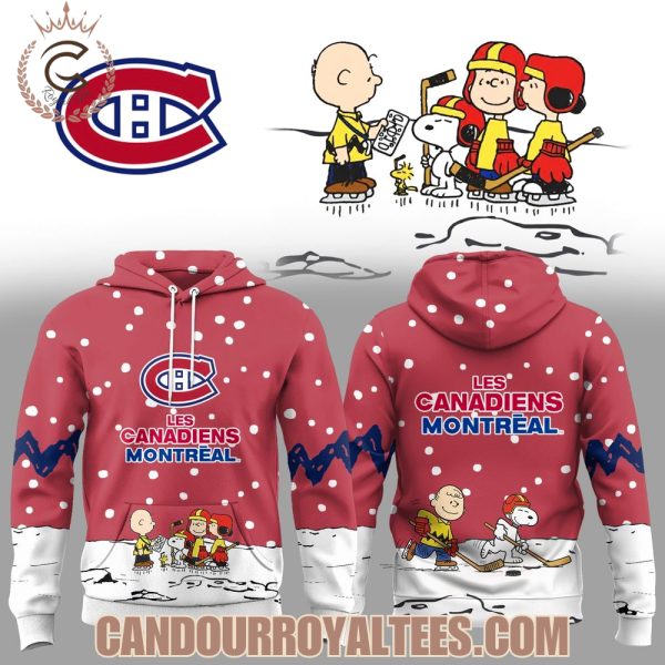 Montreal Canadiens x Snoopy 2025 Hoodie
