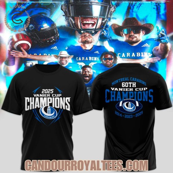 Montreal Carabins 2025 Vanier Cup Champions Tshirt, Hoodie