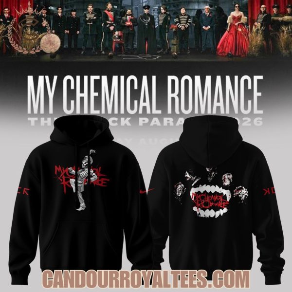 My Chemical Romance UK Tour 2026 The Black Parade Hoodie