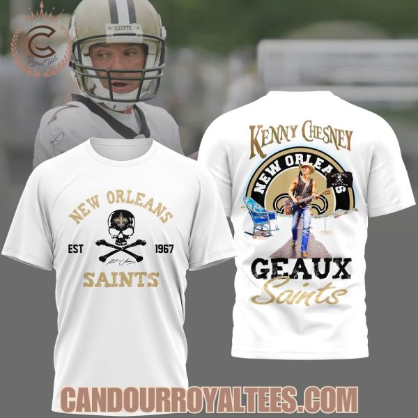New Orleans Saints x Kenny Chesney Geaux Saints T-Shirt