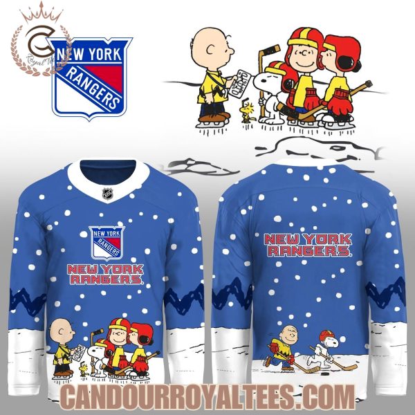 New York Rangers x Snoopy 2025 Jersey