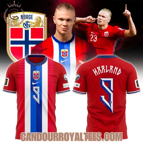 Norway Football 2026 World Cup Halland Tshirt
