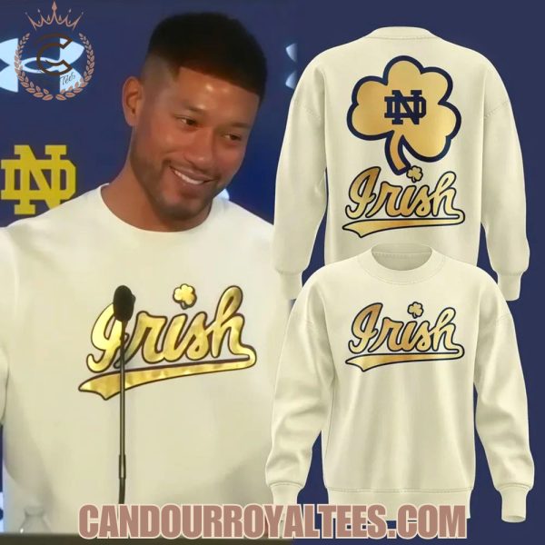Notre Dame Fighting Irish Coach Marcus Freeman 2025 Sweatshirt