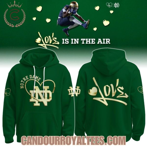Notre Dame Fighting Irish The Greatest Is Love Statement Hoodie