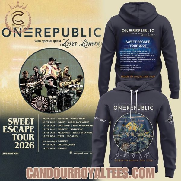 OneRepublic – Sweet Escape Tour 2026 Hoodie