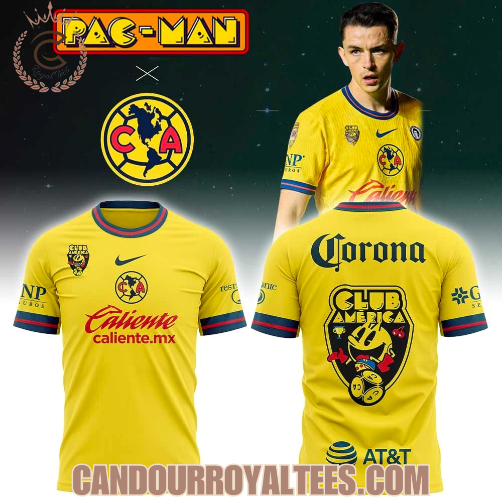 PAC-MAN x Club América Tshirt, Hoodie PAC-MAN x Club América Tshirt, Hoodie