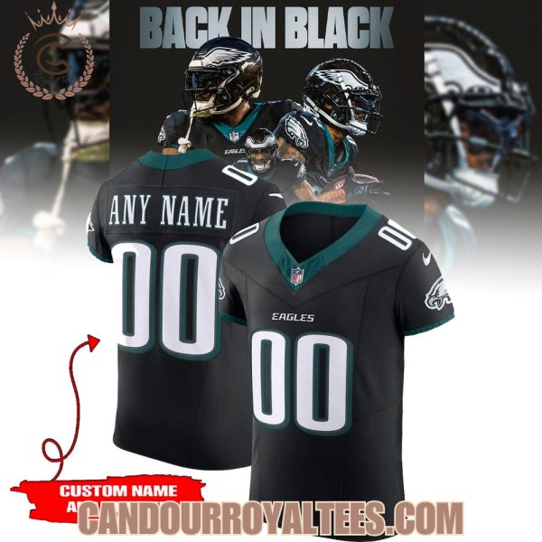 Philadelphia Eagles 2025 Back In Black Jersey