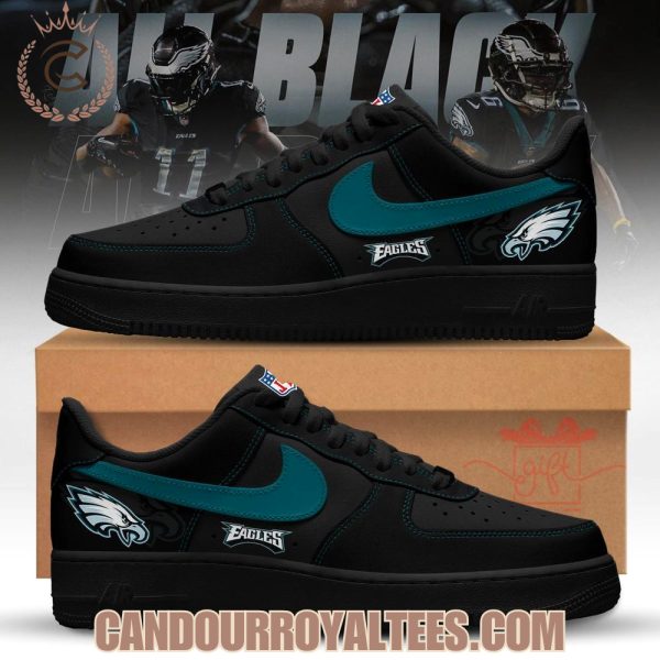 Philadelphia Eagles Blackout Edition Air Force 1 2025