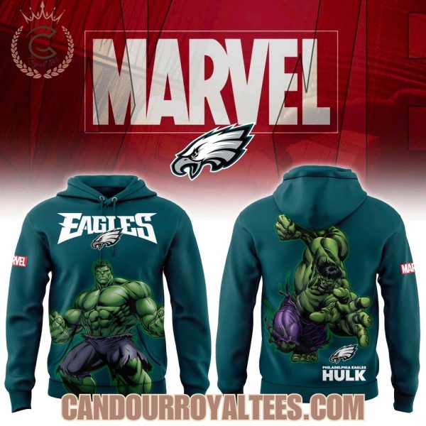 Philadelphia Eagles Hulk Marvel Hoodie