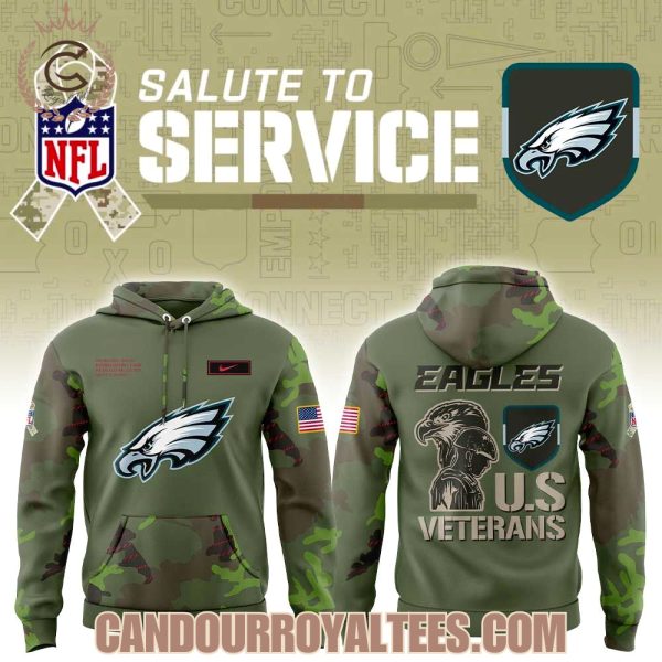 Philadelphia Eagles Military Appreciation Legend 2025 Hoodie