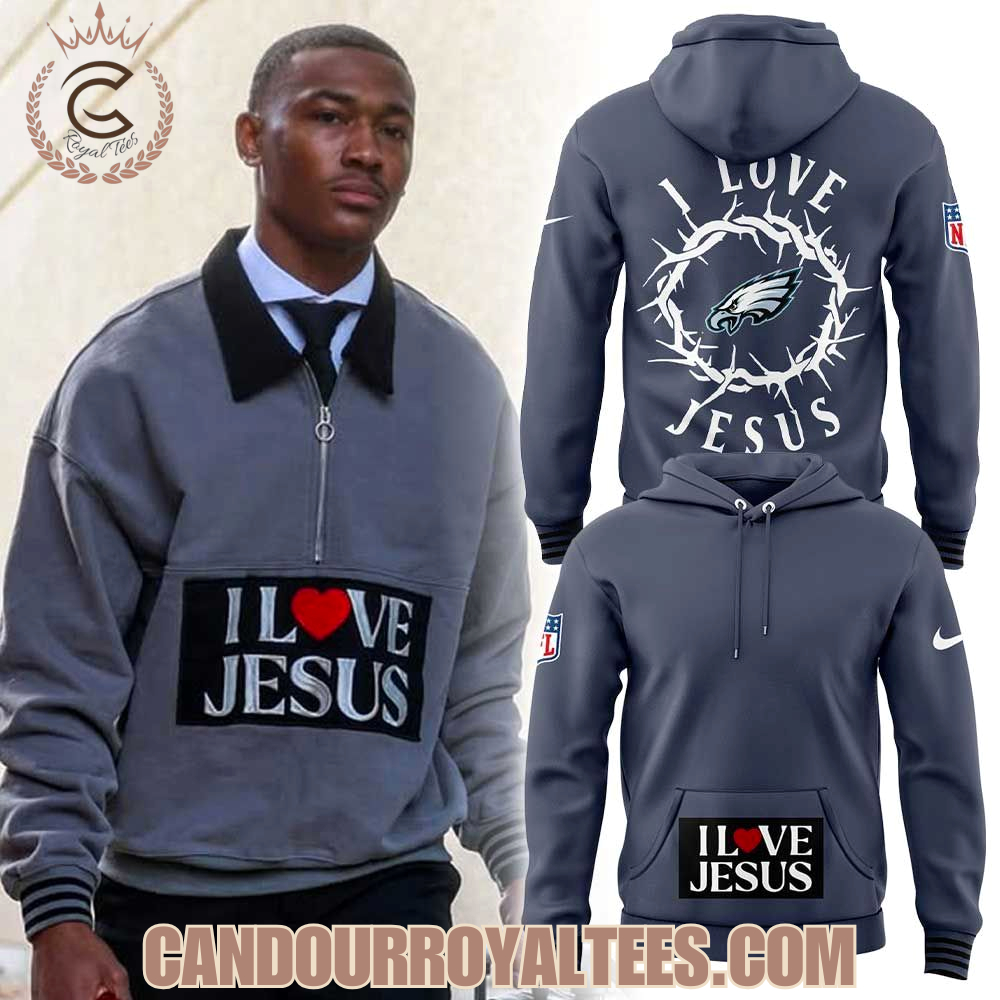 Philadelphia Eagles Smith Love Jesus Hoodie Philadelphia Eagles Smith Love Jesus Hoodie