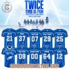 Dallas Cowboys X TWICE This Is For World Tour Part II Jersey