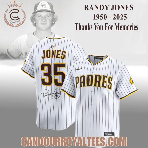 Randy Jones x San Diego Padres Thank You For The Memories Jersey