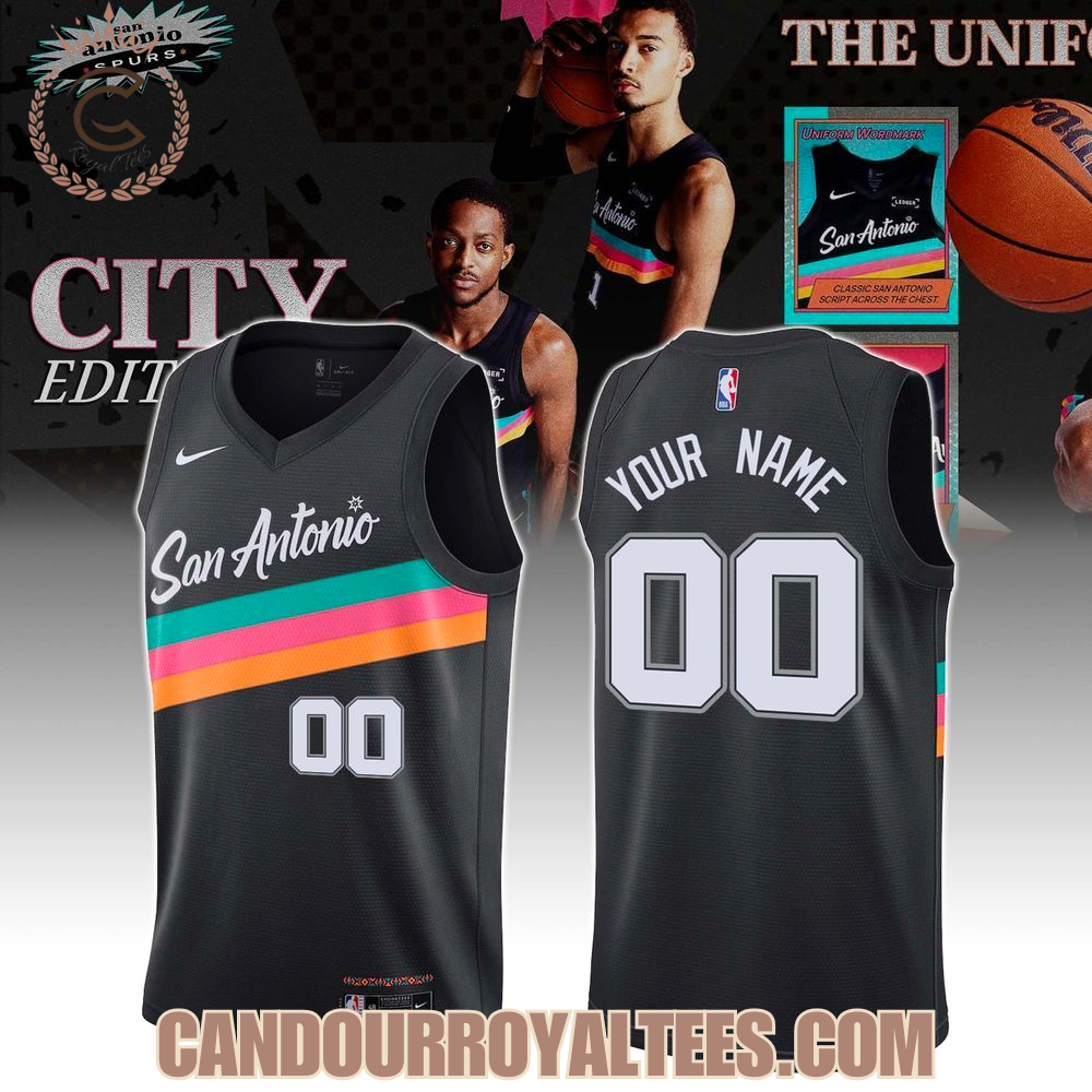 San Antonio Spurs 2025 Classic Colors City Custom Jersey San Antonio Spurs 2025 Classic Colors City Custom Jersey