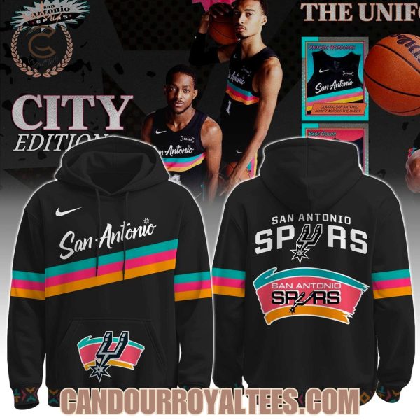 San Antonio Spurs 2025 Classic Colors City Hoodie