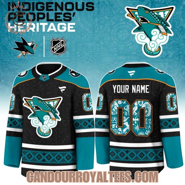 San Jose Sharks Indigenous People Heritage Jersey