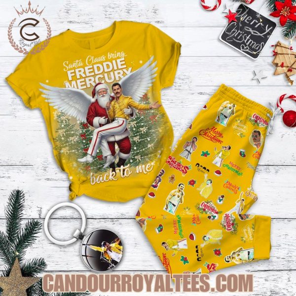 Santa Bring Freddie Mercury Back To Me Pajamas Set