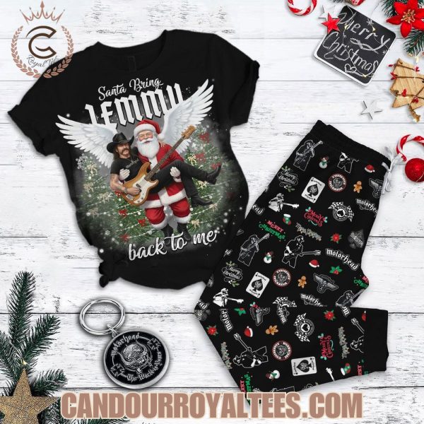 Santa Bring Lemmy Back To Me Motorhead Pajamas Set