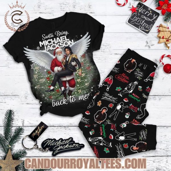 Santa Bring Michael Jackson Back To Me Pajamas Set