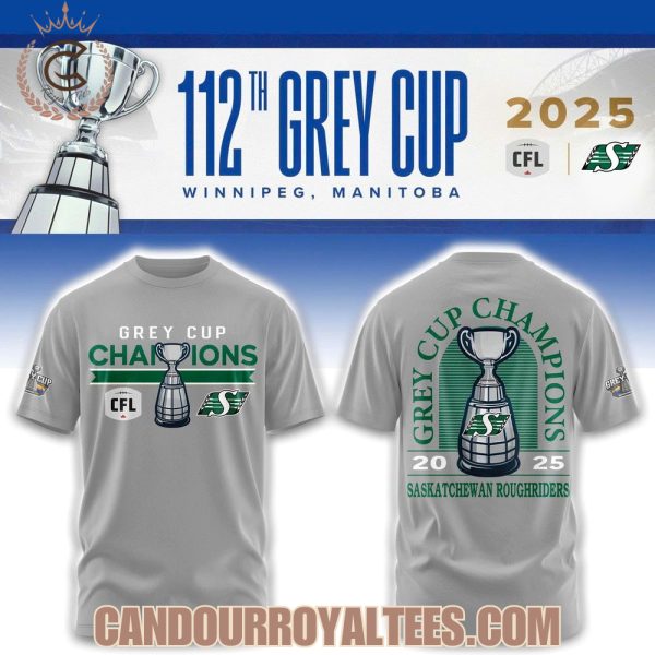 Saskatchewan Roughriders Grey Cup Champions 2025 Tshirt, Hoodie