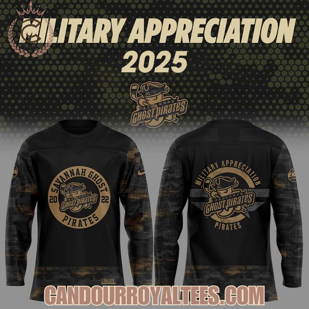 Savannah Ghost Pirates x Military Appreciation 2025 Jersey Savannah Ghost Pirates x Military Appreciation 2025 Jersey