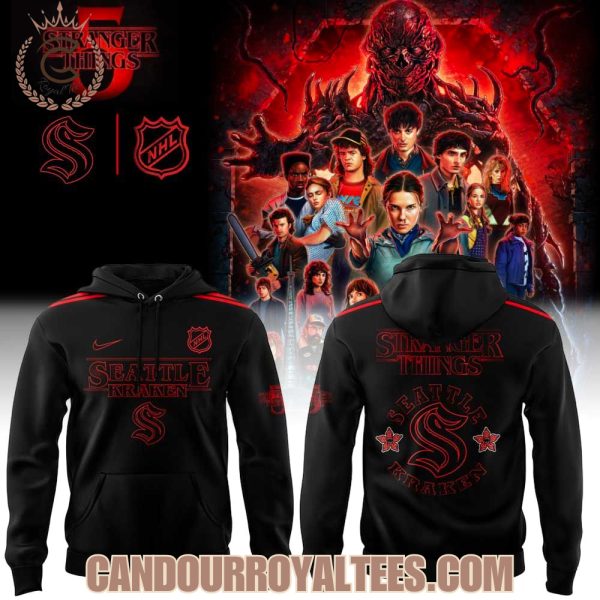Seattle Kraken Stranger Things 5 Hoodie
