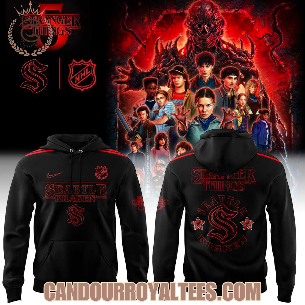 Seattle Kraken Stranger Things 5 Hoodie Seattle Kraken Stranger Things 5 Hoodie