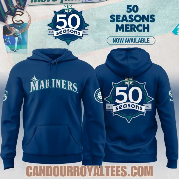 Seattle Mariners 50 Seasons Celebration Hoodie