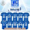 Dallas Cowboys X TWICE This Is For World Tour Part II Jersey