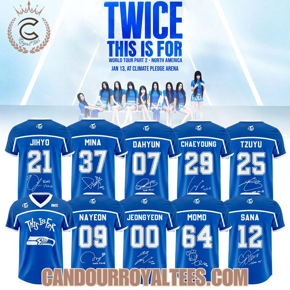 Seattle Seahawks X TWICE This Is For World Tour Part II Jersey Seattle Seahawks X TWICE This Is For World Tour Part II Jersey