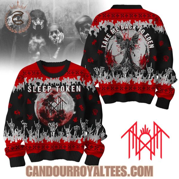 Sleep Token Take Me Back To Eden Christmas Sweater