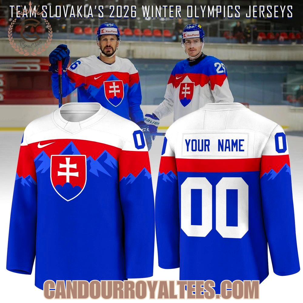 Slovakia Hockey 2026 Winter Olympics Jersey Blue Slovakia Hockey 2026 Winter Olympics Jersey Blue