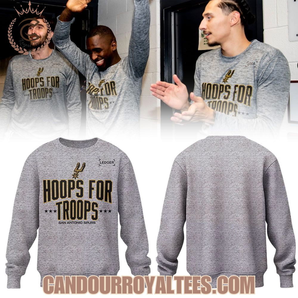 Spurs x Hoops For Troops Sweatshirt Spurs x Hoops For Troops Sweatshirt