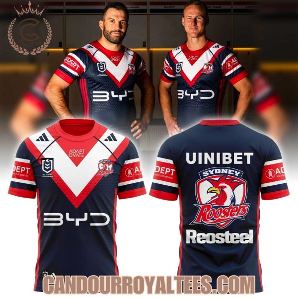 Sydney Roosters Brandon Wheat Kings Tri-colours Three Stripes Tshirt, Hoodie