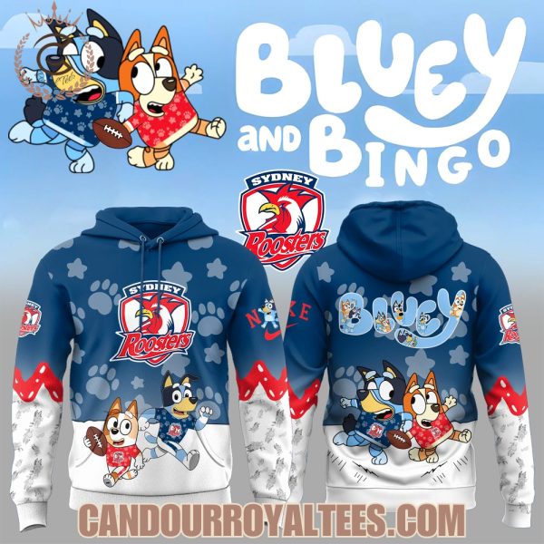 Sydney Roosters x Bluey & Bingo Hoodie
