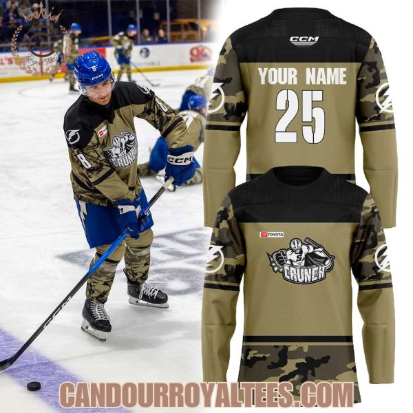 Syracuse Crunch Military Appreciation 2025 Hockey Jersey