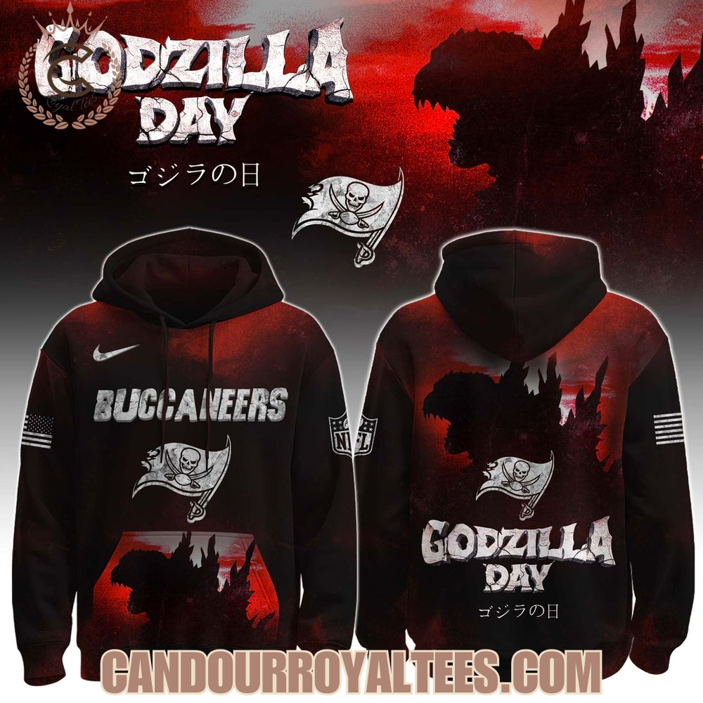 Tampa Bay Buccaneers x Happy Godzilla Day Hoodie Tampa Bay Buccaneers x Happy Godzilla Day Hoodie