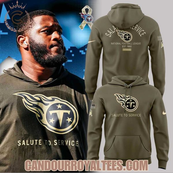 Tennessee Titans 2025 Salute to Service Hoodie