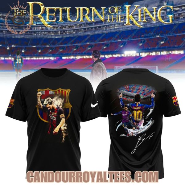 Together Forever Barça x Messi Coming Home Tshirt, Hoodie