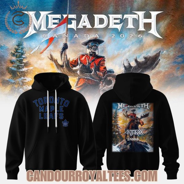 Toronto Maple Leafs x Megadeth Canada 2026 Tour Hoodie