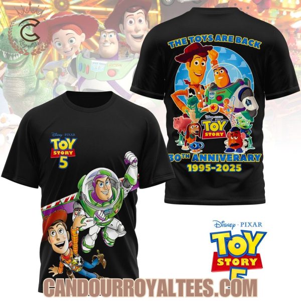 Toy Story 5 The Toys Are Back 30th Anniversary 1995-2025 T-Shirt