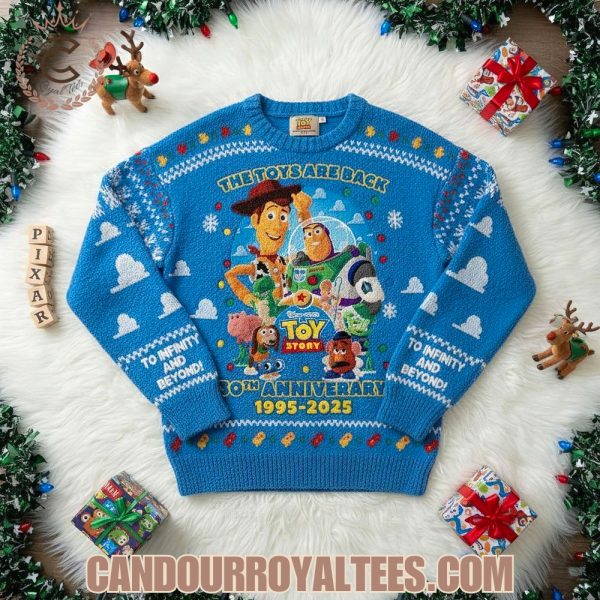 Toy Story The Toys Are Back 30th Anniversary 1995-2025 Sweater