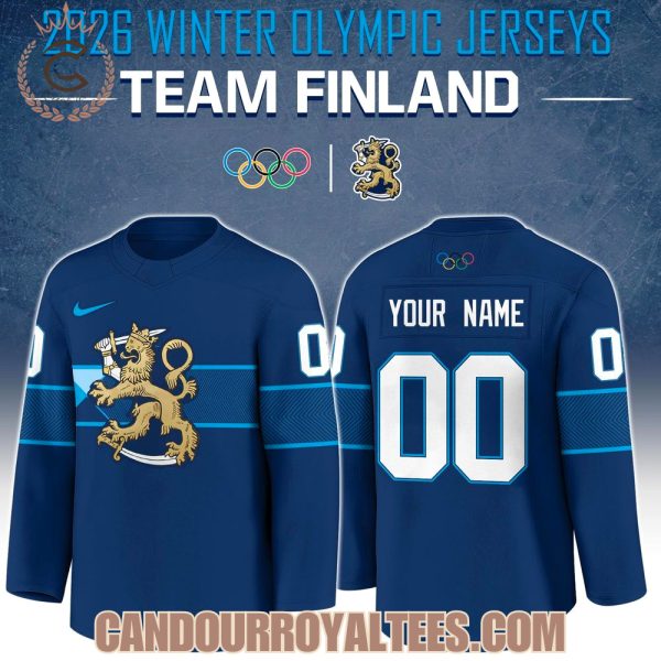 Unisex Finland 2026 Olympic Navy Jersey