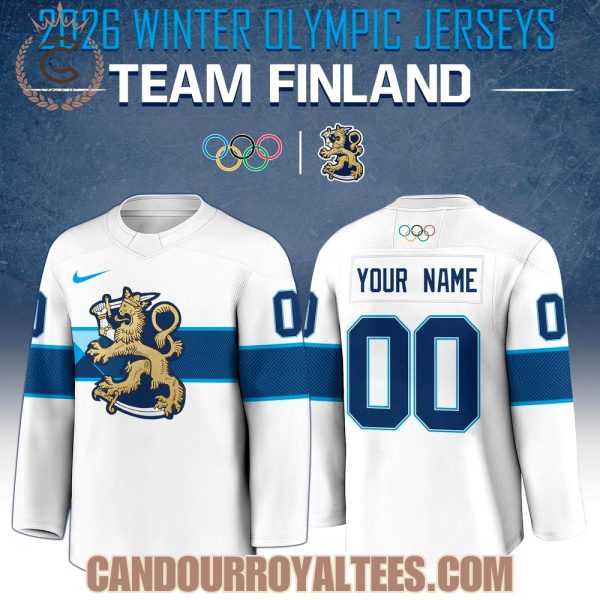 Unisex Finland 2026 Olympic White Jersey
