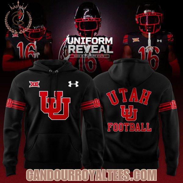 Utah Utes Black Throwbacks Hoodie 2025