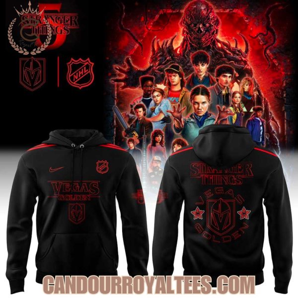 Vegas Golden Knights Stranger Things 5 Hoodie